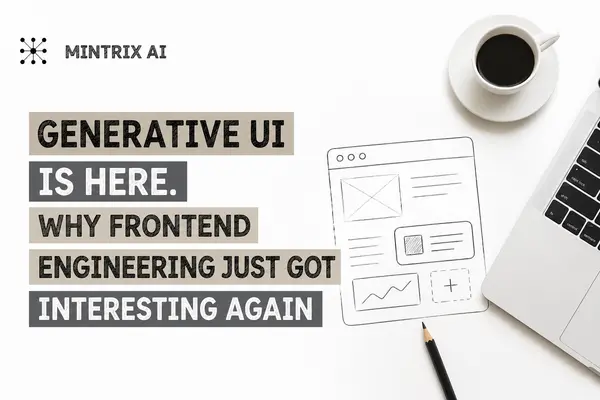 AI Frontend Development Is Here: Understanding Generative UI and Agentic Interfaces