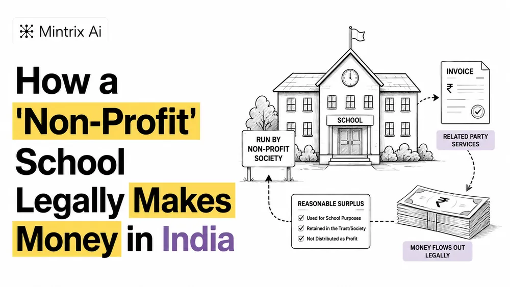 The Twin Structure: How Indian Schools Turn [No Profit] Into Real Profit